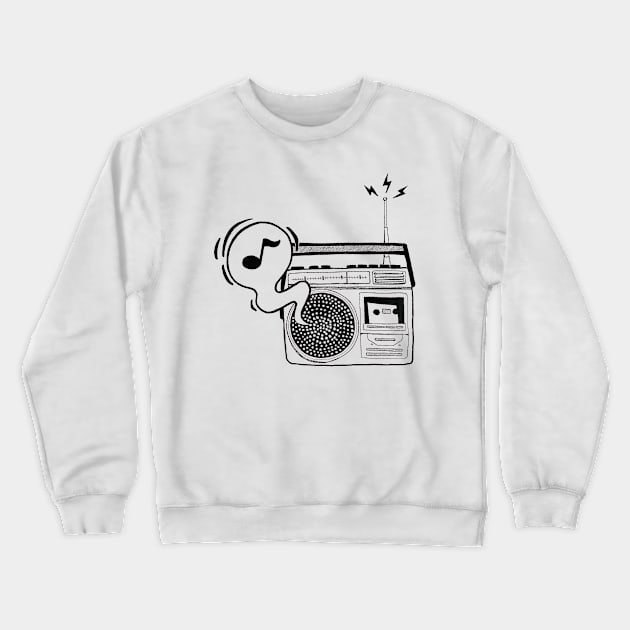 Retro radio Crewneck Sweatshirt by ncprocter